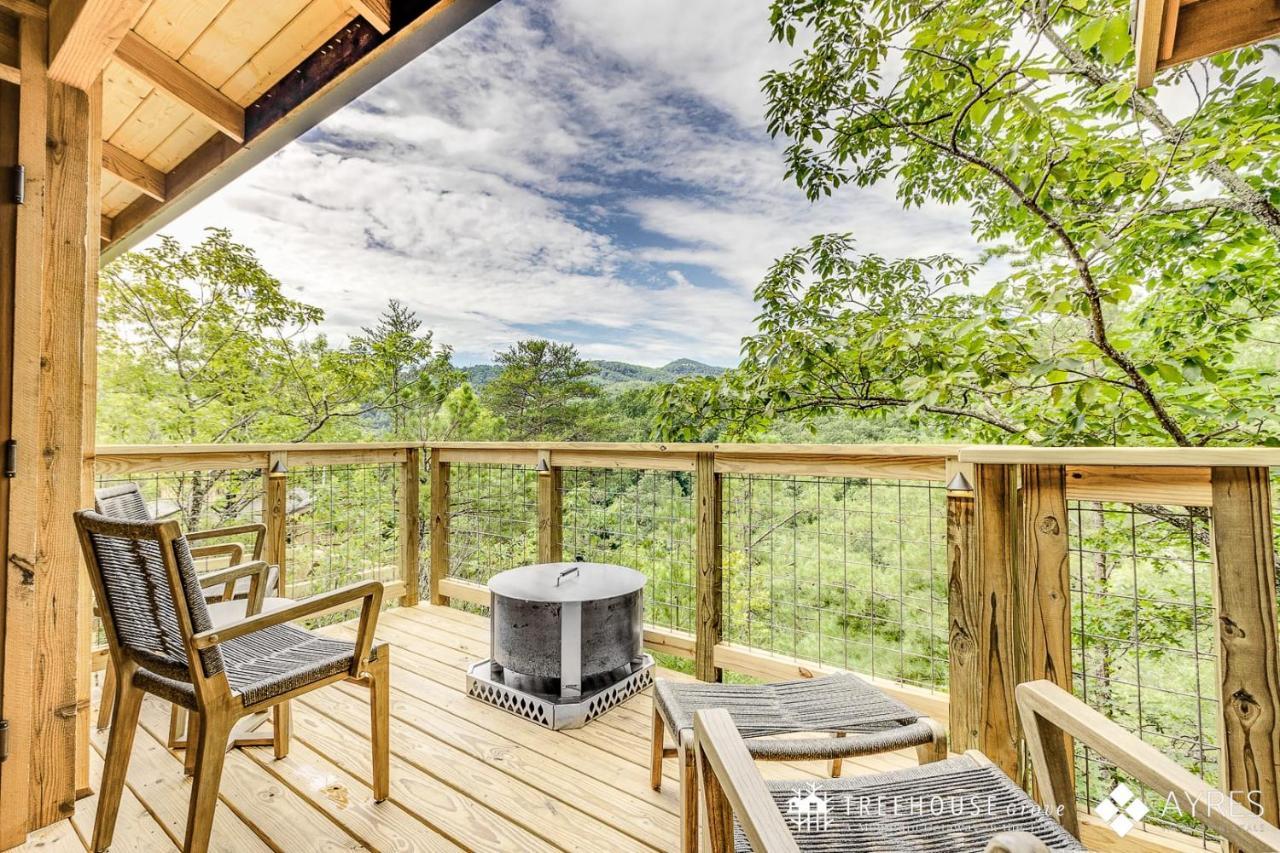 The Blackjack Oak In Treehouse Grove At Norton Creek 蓋特林堡 外观 照片